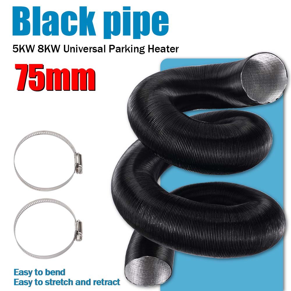 Flexible Hose Braided - 75mm Hava Dizel Park Isıtıcı Kanal