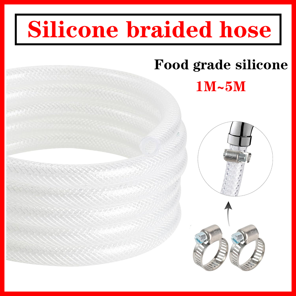 Flexible Hose Braided - Yüksek Basınçlı Örgülü Şeffaf PVC Vinil