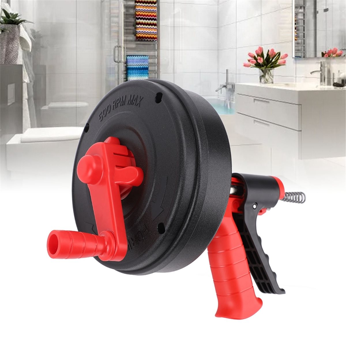 Drain Snake Flexible - DT57 SON MODEL 7.5 Metre Yaylı