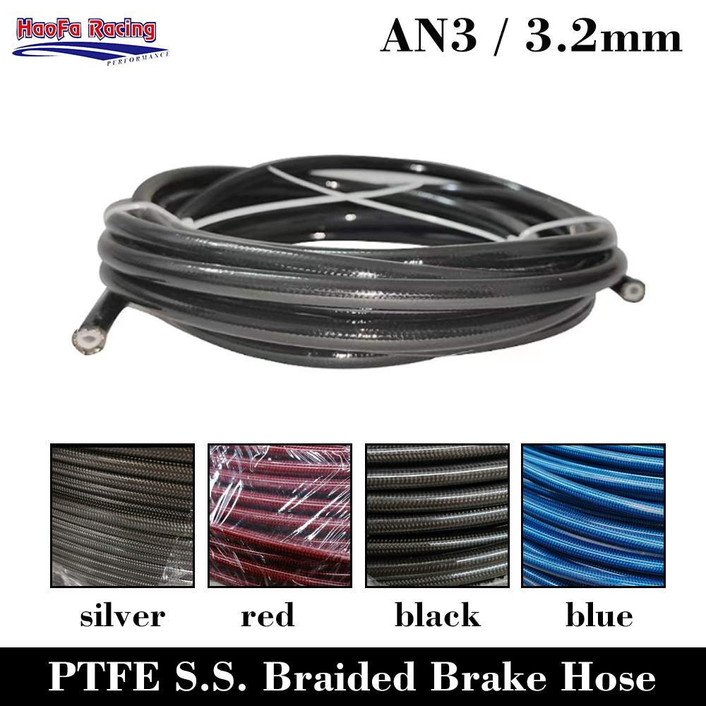 Flexible Hose Braided - AN3 Motosiklet PTFE Fren Hortumları Boru