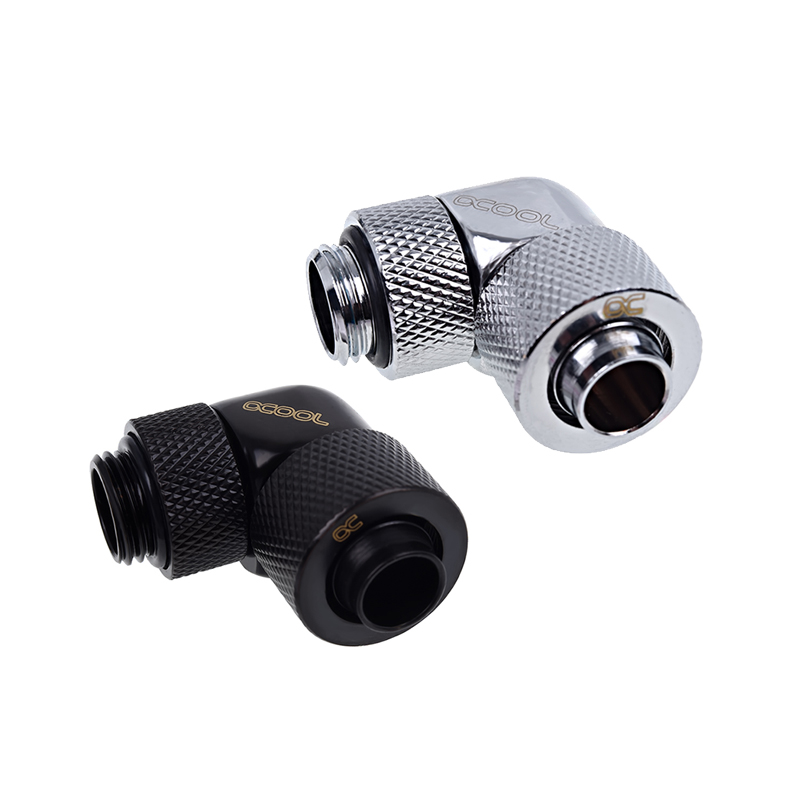 Compression Fitting Brass - Alphacool 13x10mm sıkıştırma uydurma 90 °