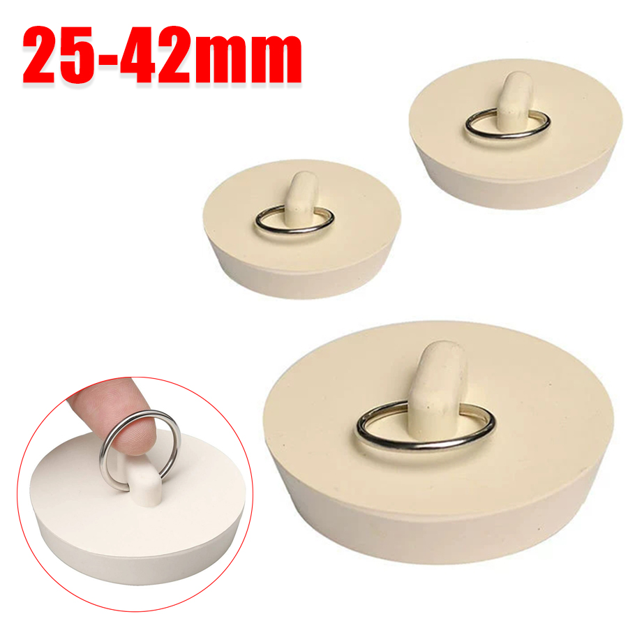 Drain Pipe Clip - 1 adet kauçuk yuvarlak küvet stoper