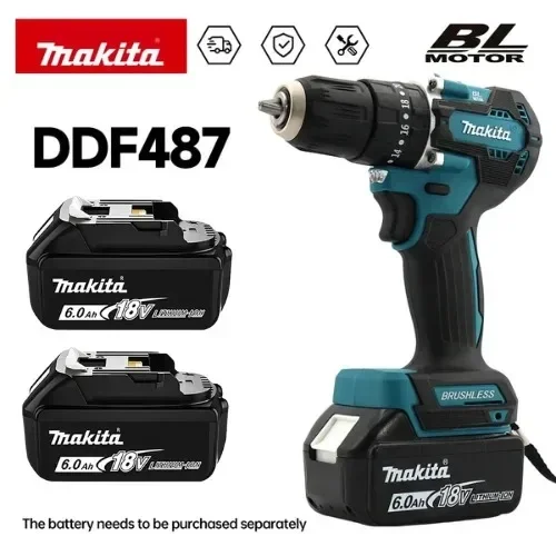 Makita Drill Ddf484 - Makita 100% Orijinal DDF487 Akülü Sürücü