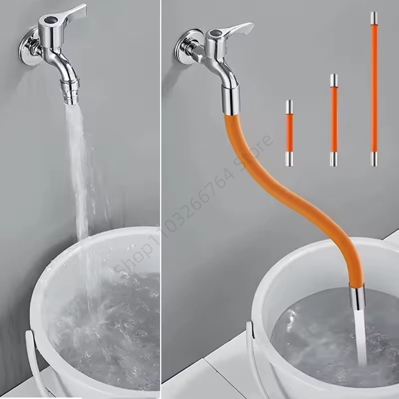 Flexible Hose Braided - 360 ° Döner Evrensel Mutfak Musluğu