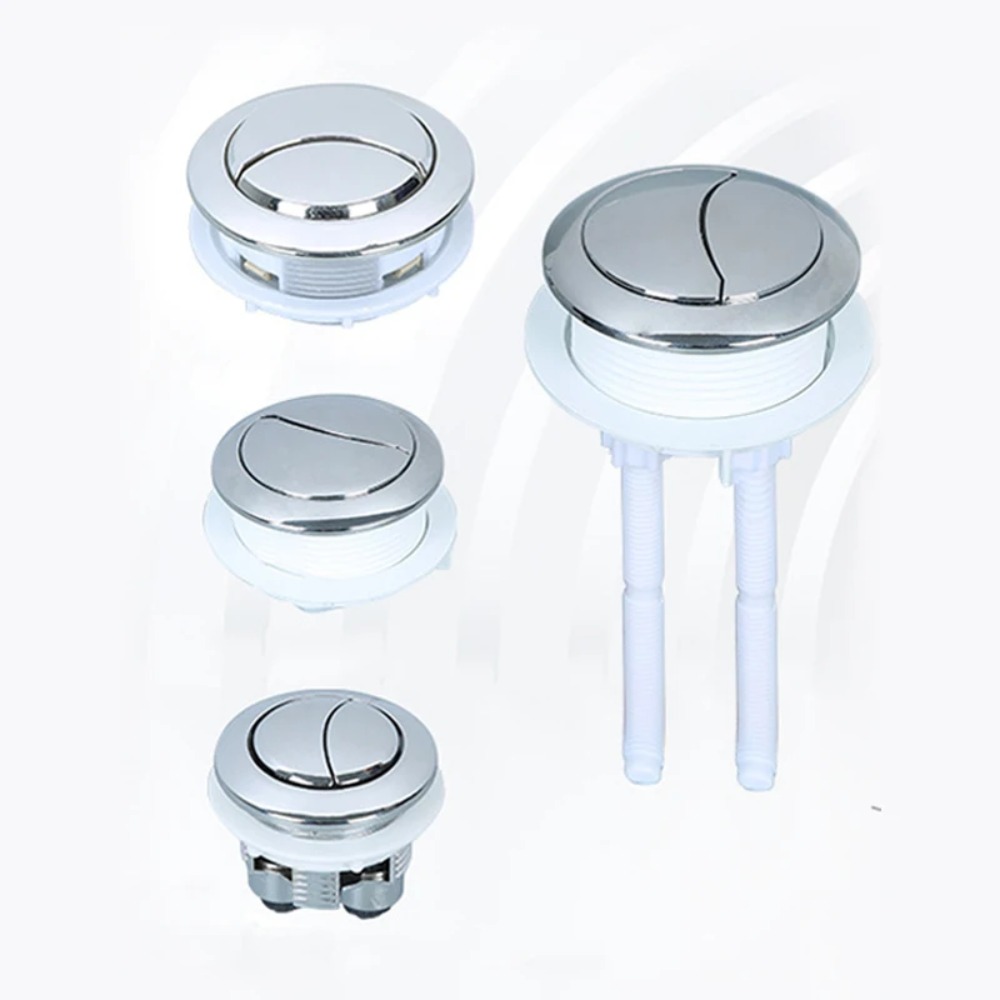Toilet Fill Valve - 38/48/58MM Çift Basmalı Düğme Evrensel Gömme