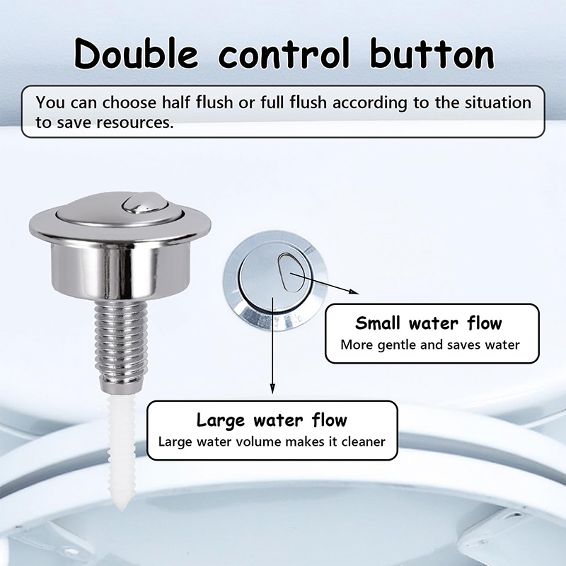 Çift Tuşlu Klozet Düğmesi Flus - Toilet Fill Valve incelemesi ve fiyatı