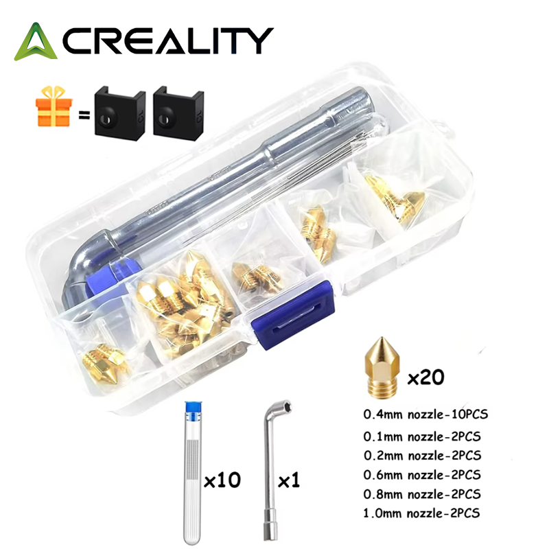 CREALITY 20 Adet MK8 Pirinç Me - Creality Printer K1 incelemesi ve fiyatı