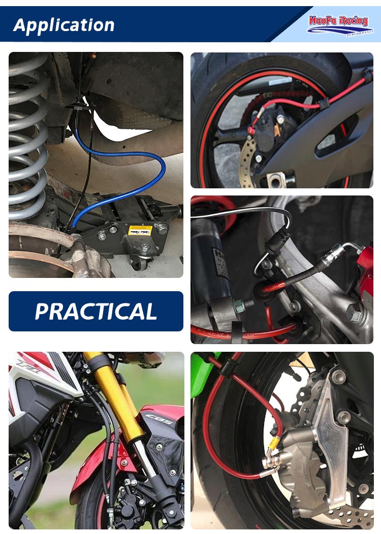 AN3 Motosiklet PTFE Fren Hortu - Flexible Hose Braided incelemesi ve fiyatı