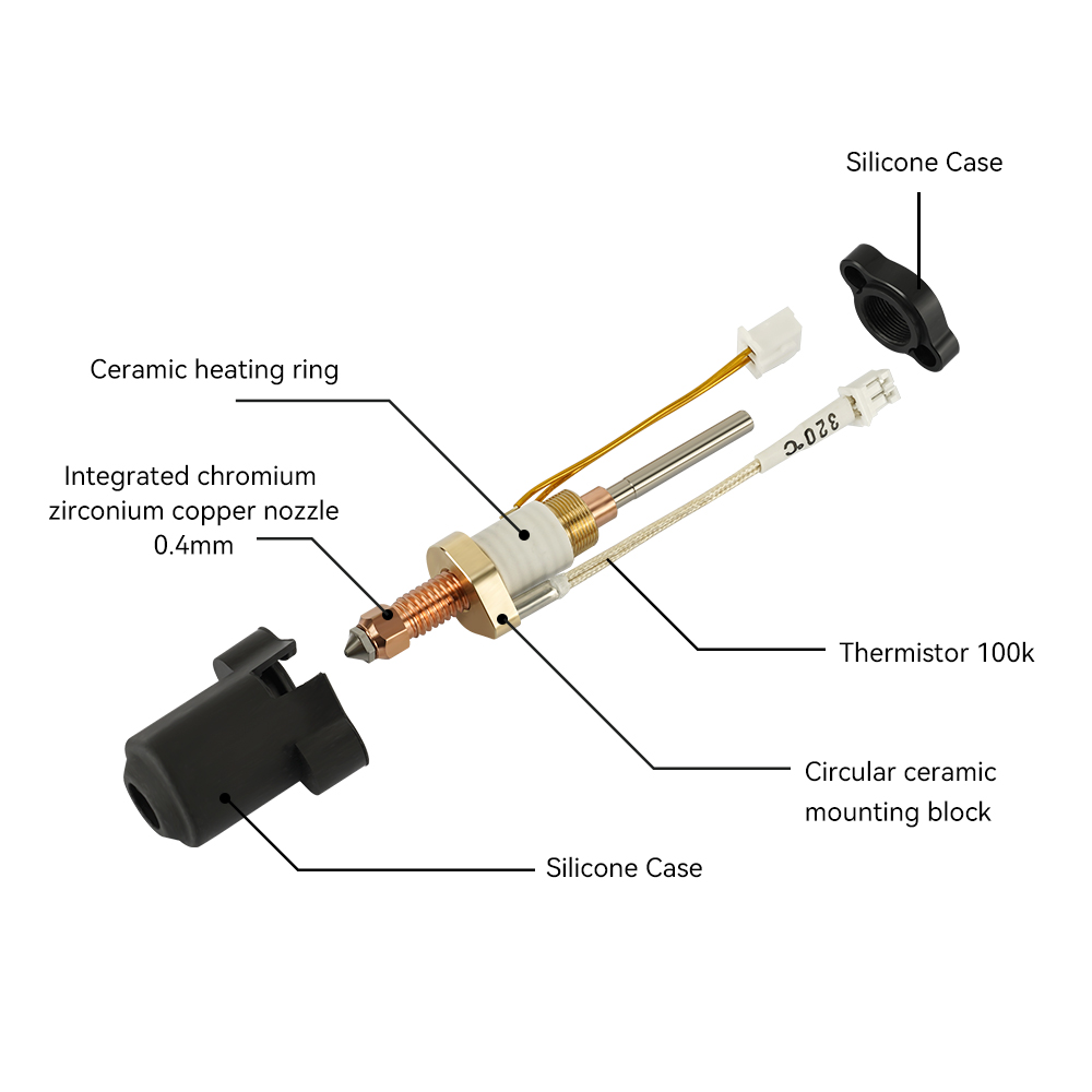 Creality K1C/K1 Max Hotend Hız - Creality Printer K1 incelemesi ve fiyatı