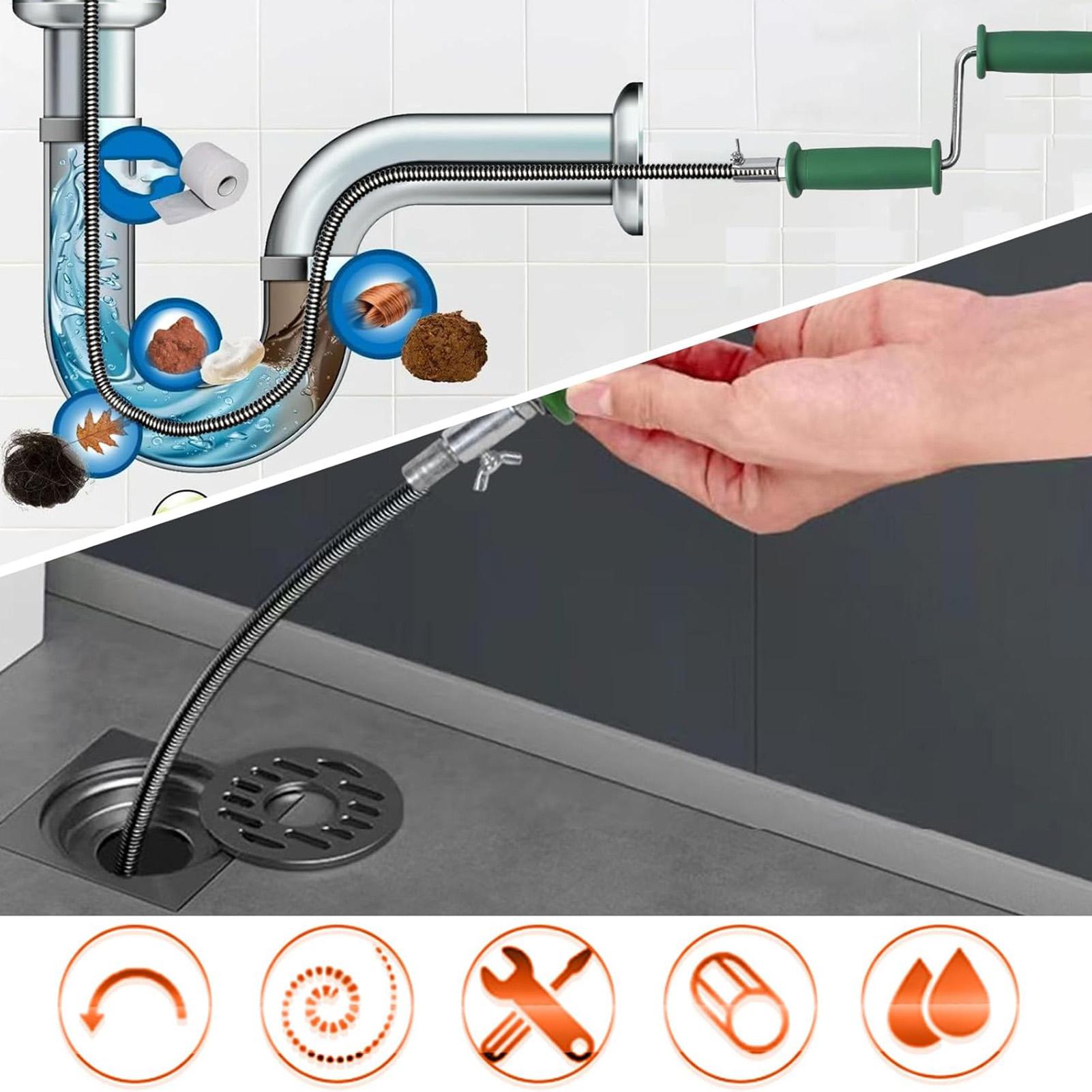 4 Metre Esnek Boru Açıcı Manue - Drain Snake Flexible incelemesi ve fiyatı