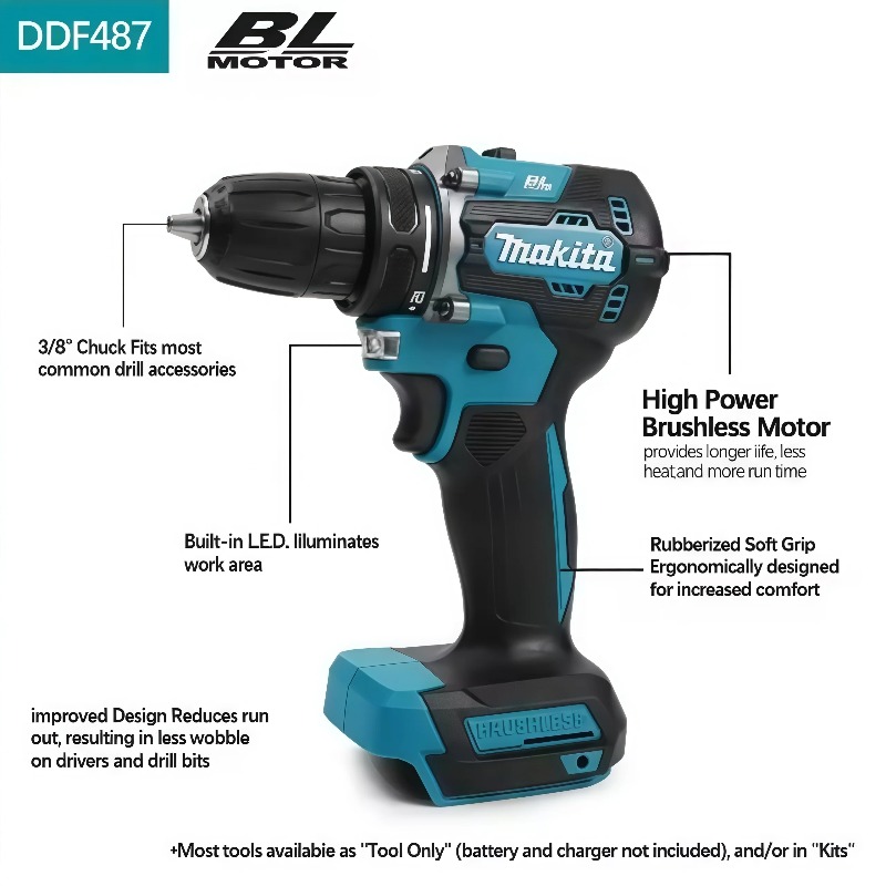 Makita DDF487 10mm Fırçasız 18 - Makita Drill Ddf484 incelemesi ve fiyatı