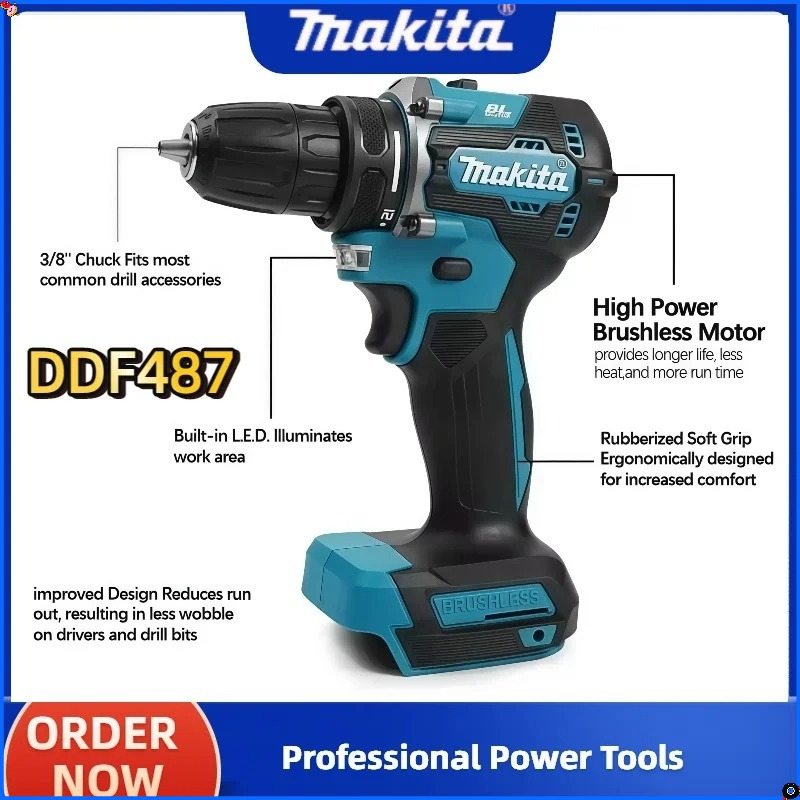 Makita DDF487 Fırçasız tornavi - Makita Drill Ddf484 incelemesi ve fiyatı